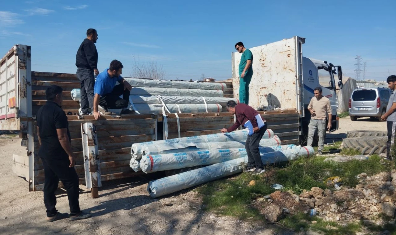 Büyükşehirden üreticilere naylon desteğinde