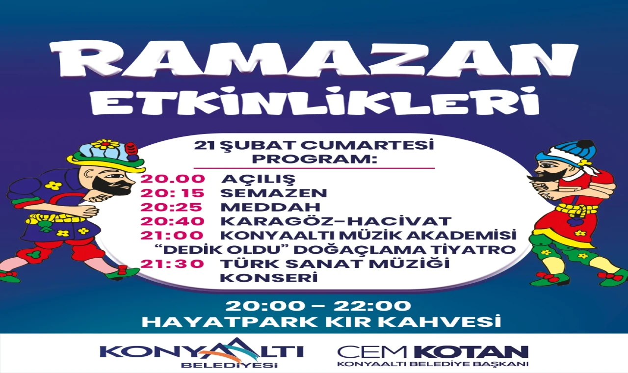 Konyaaltı’nda Ramazan etkinlikleri düzenlenecek