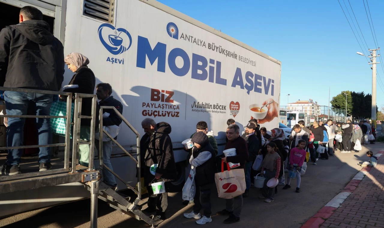Mobil Aşevi her gün farklı mahallede olacak