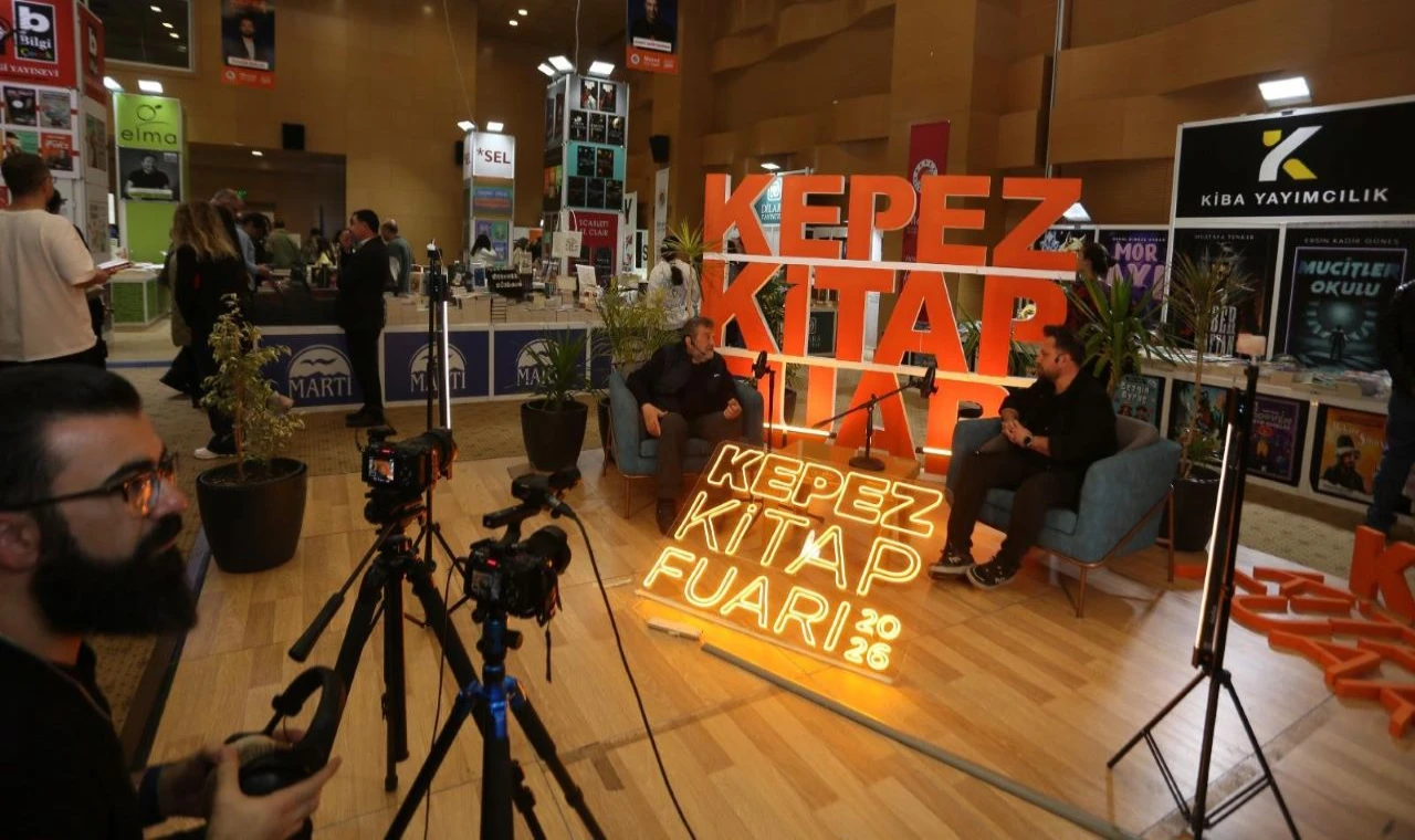 Fuarda medyaya özel yayın stüdyosu