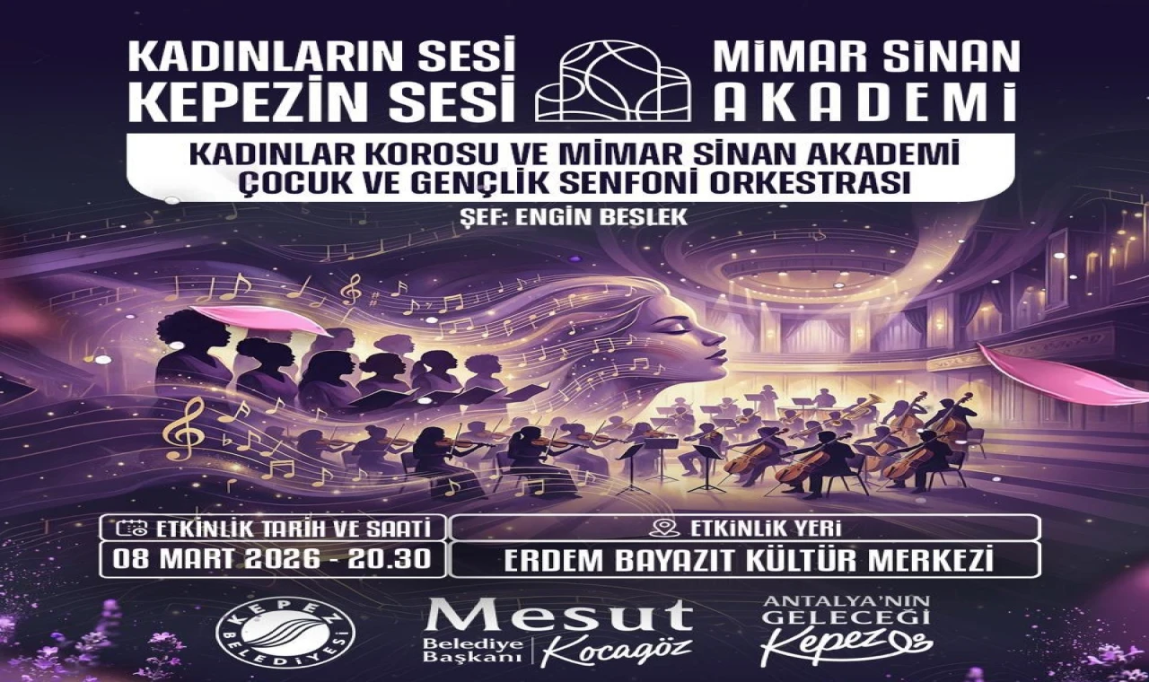 Kepez'den 8 Mart’a özel konser