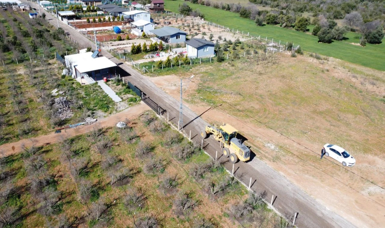 Odabaşı’nda yol yenilendi