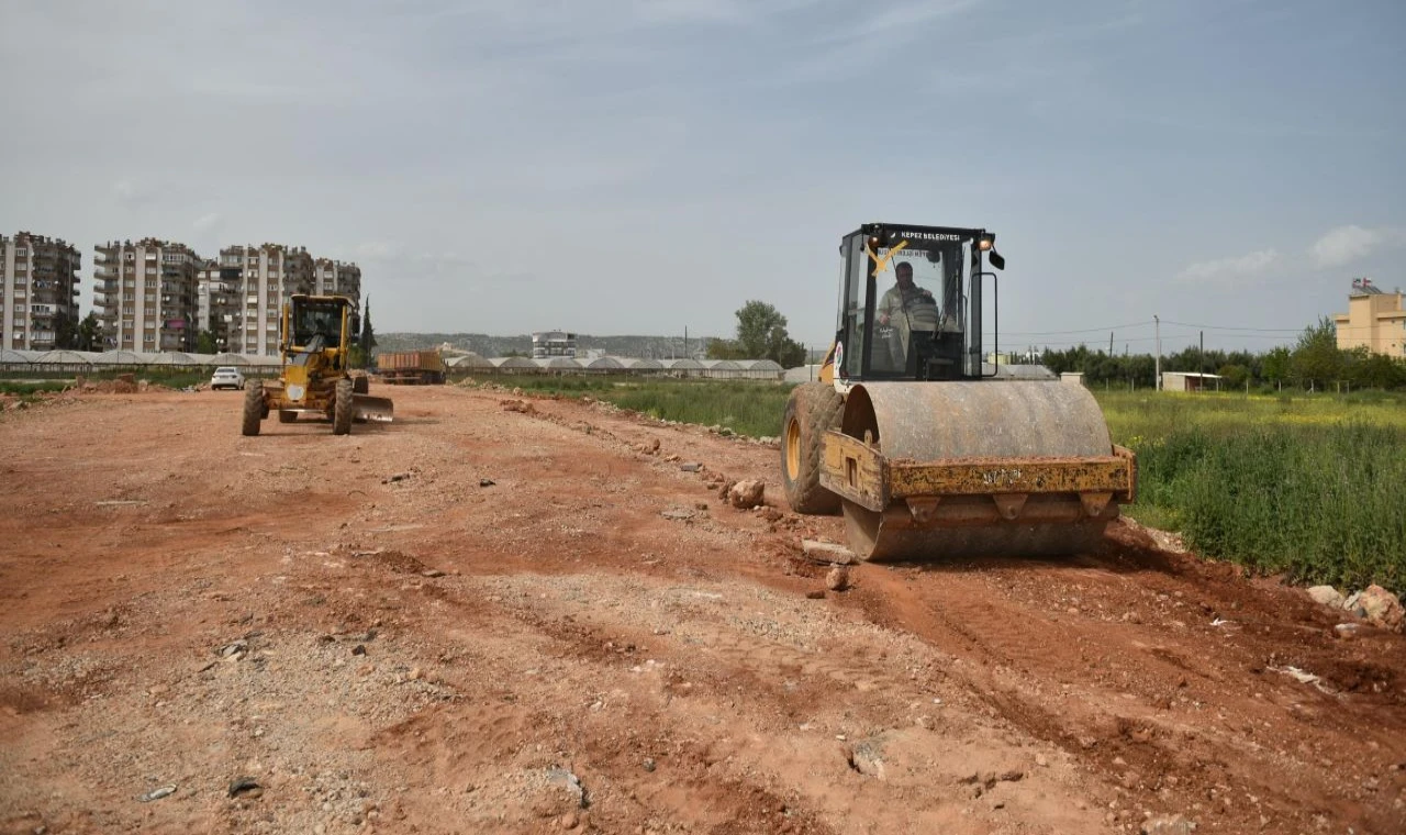 Kepez’de yeni yol çalışması