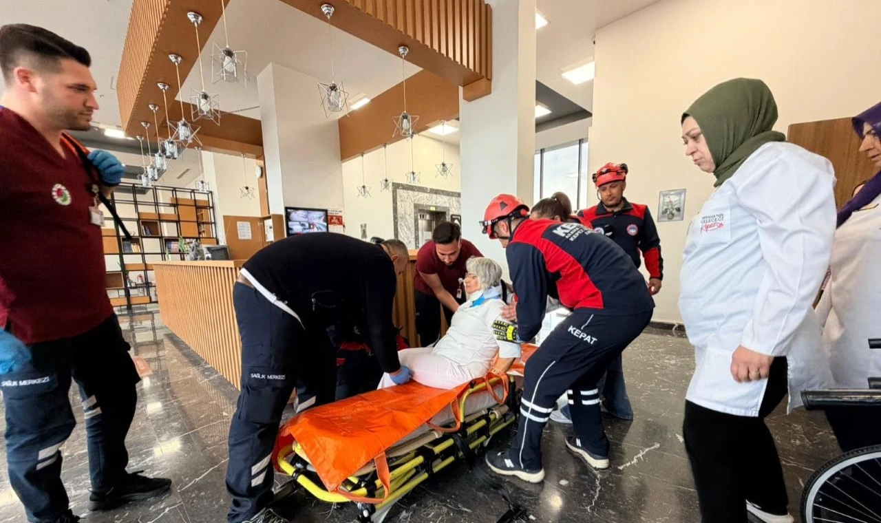 Konukevi’nde deprem tatbikatı