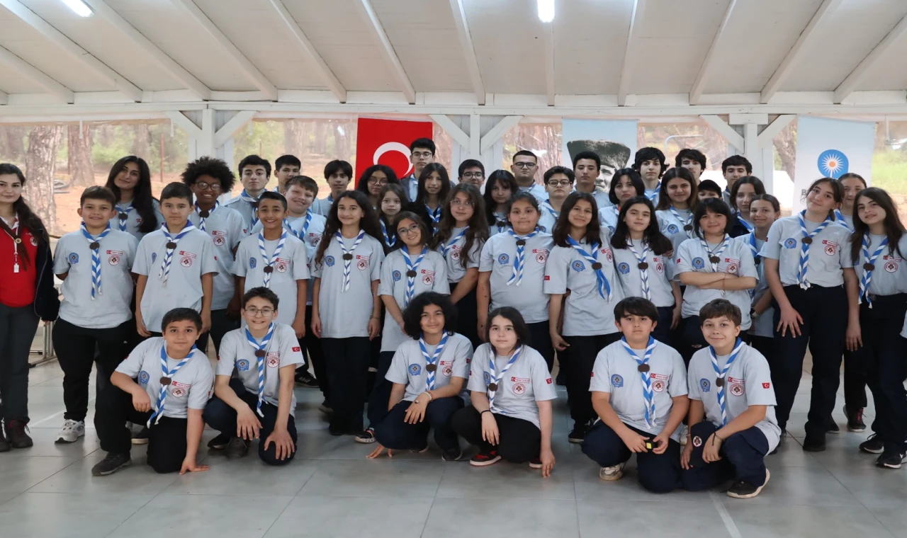 Antalya’da izciler kaynaşma kampında bir araya geldi