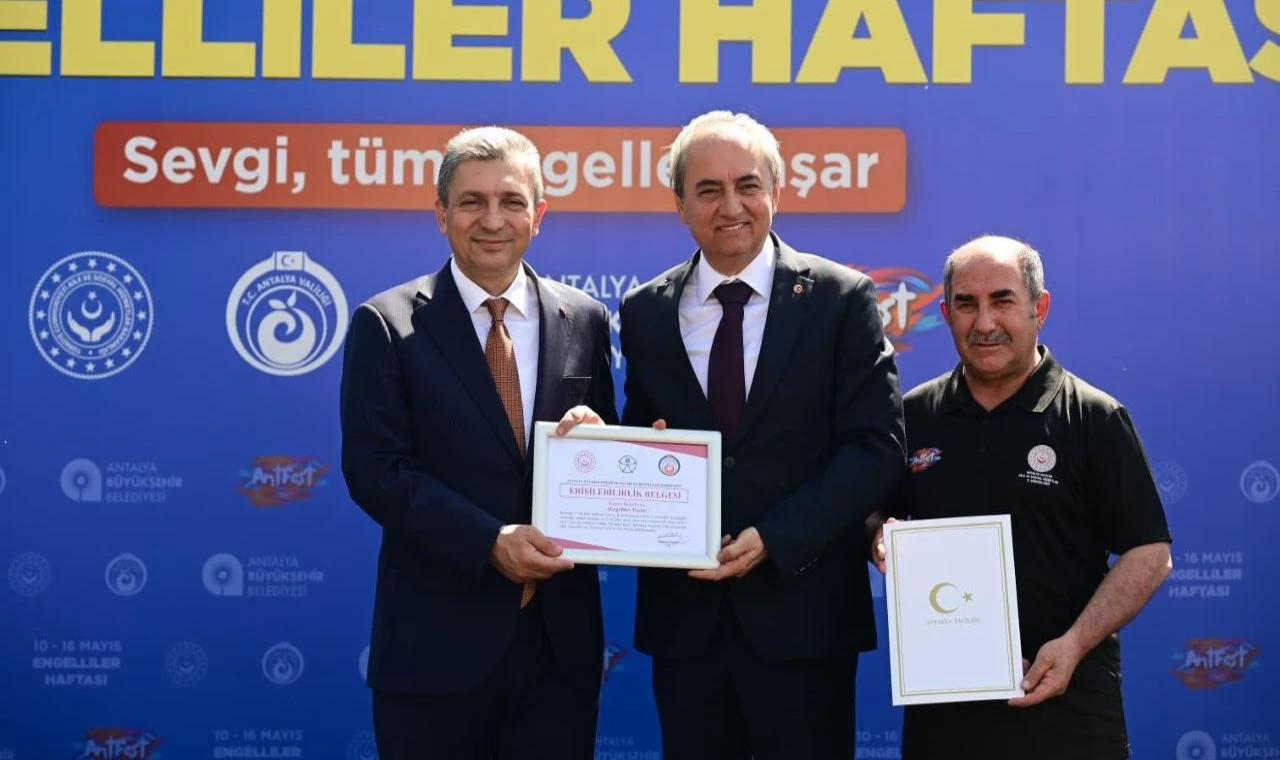 Engelsiz Kepez’e anlamlı belge