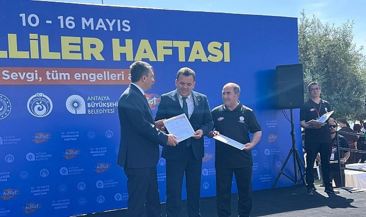 Tarihinde ilk defa Erişilebilirlik Belgesi aldı