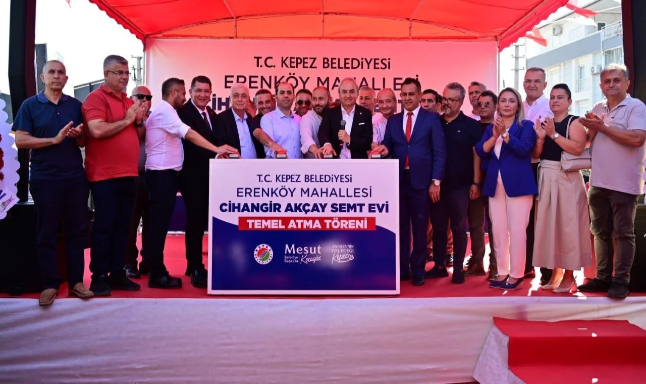 Cihangir Akçay Semt Evi’nin temeli törenle atıldı