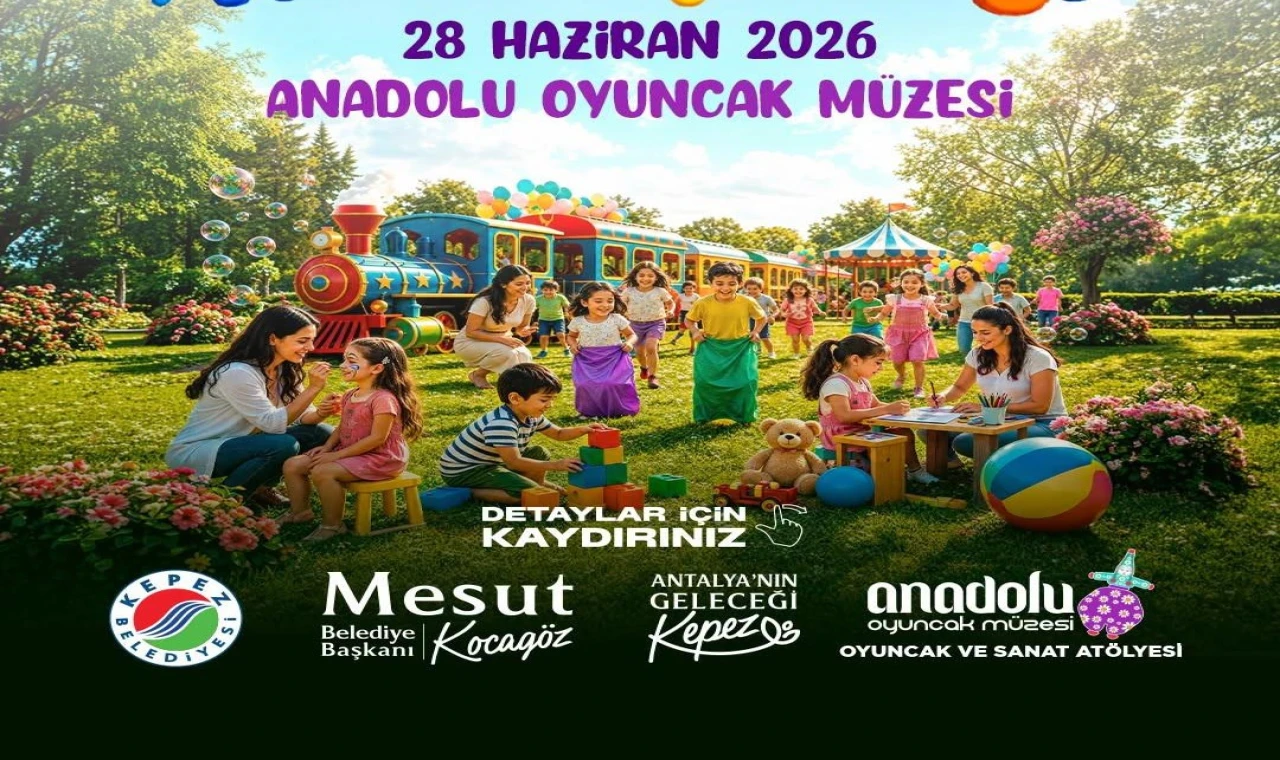 Haydi çocuklar! Kepez’in Hayal Treni Karne Şenliği’ne