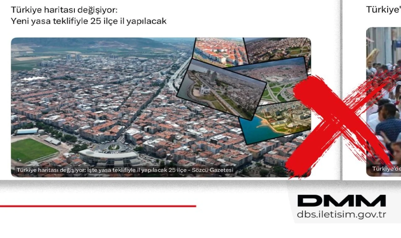 25 yeni il kurulacağı iddiaları gerçeği yansıtmıyor