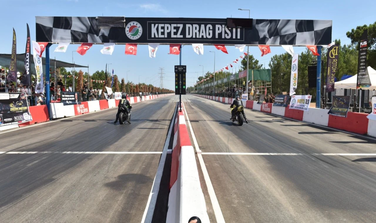 Kepez’de Motodrag heyecanı