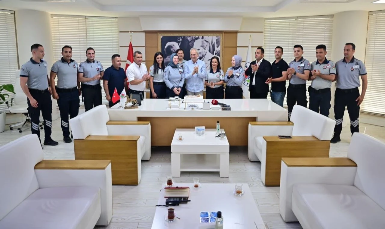 Kocagöz’den güvenlik görevlilerine teşekkür ve kutlama