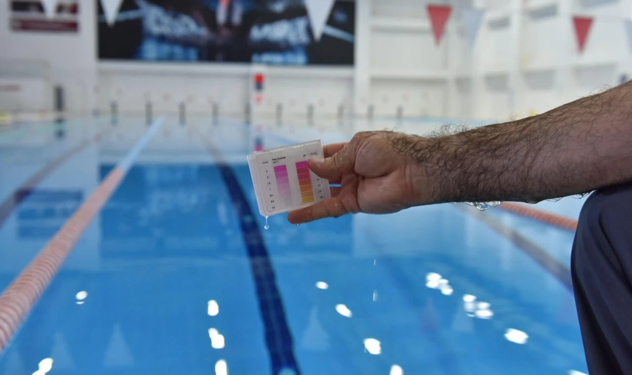 Olimpik yüzme havuzunda hijyen ve sağlık önceliği