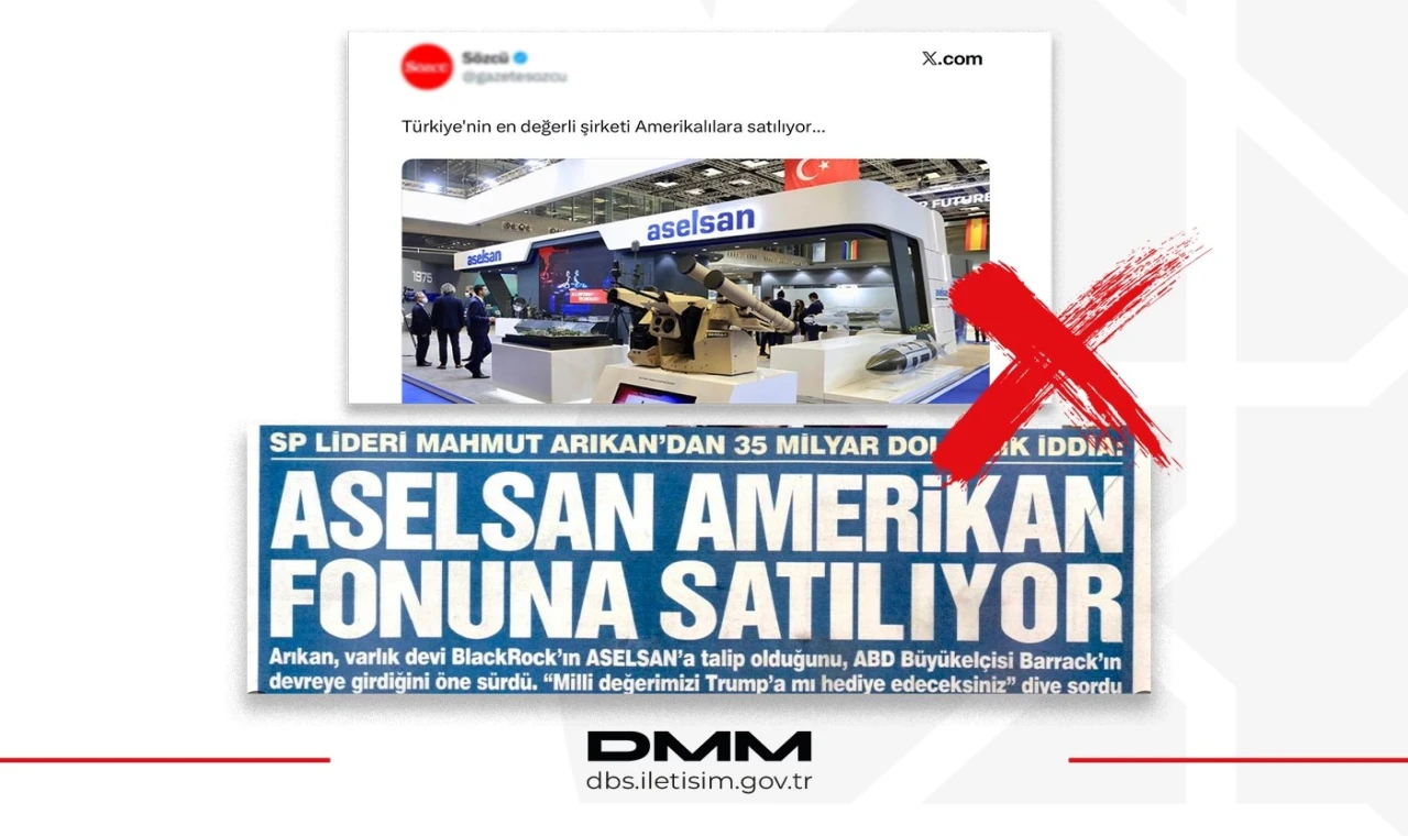 DMM’den ASELSAN iddialarına yalanlama