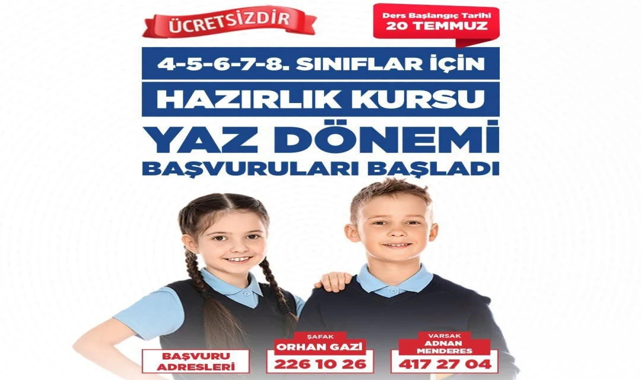 Kepez’den ücretsiz yaz kursu