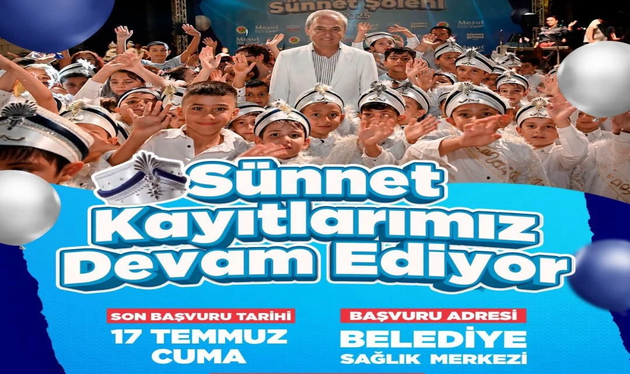 Kepez’in sünnet kayıtlarında son başvuru 17 Temmuz