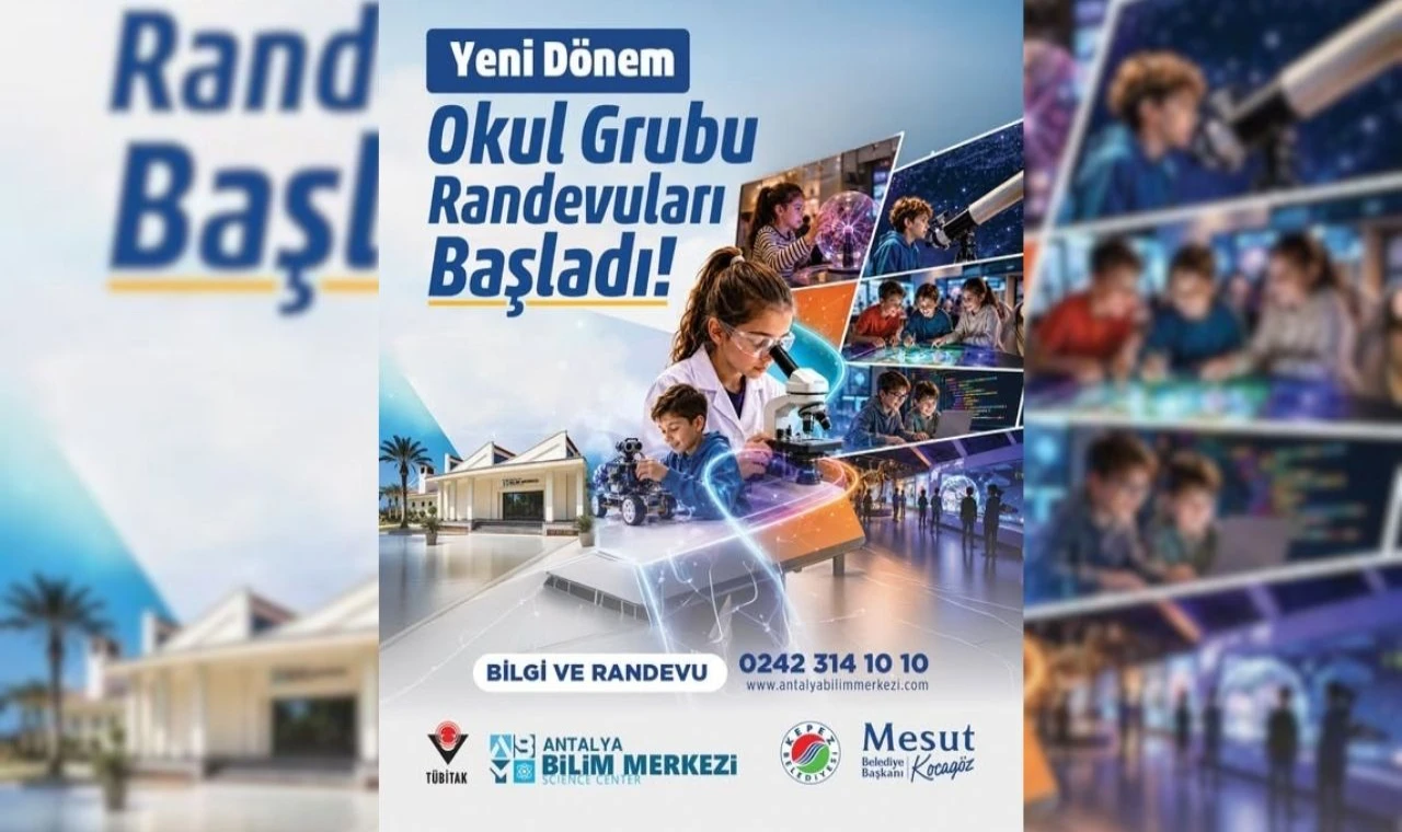 Antalya Bilim Merkezi’nde yeni dönem