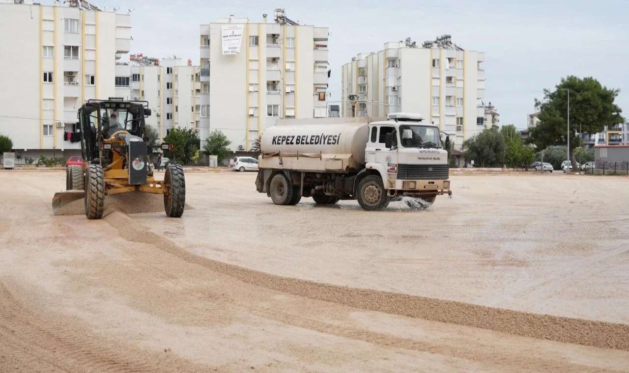 Kepez'de pazar yeri için çalışma
