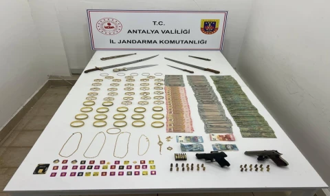 Jandarmadan sahte altın baskını