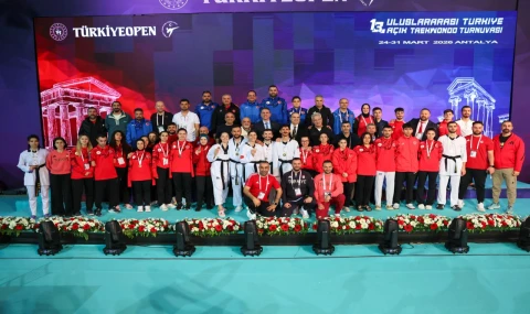 Türk sporculardan Antalya’da 44 madalya