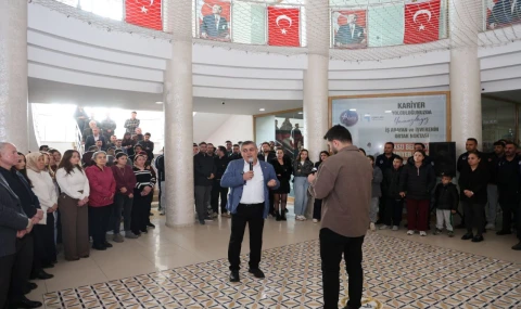 Yıldırım personeliyle bayramlaştı