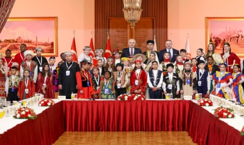 26 ülkeden dünya çocukları TBMM’de