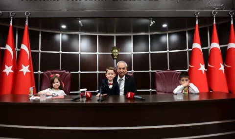 Kepez’de 23 Nisan’da söz çocuk meclisinde