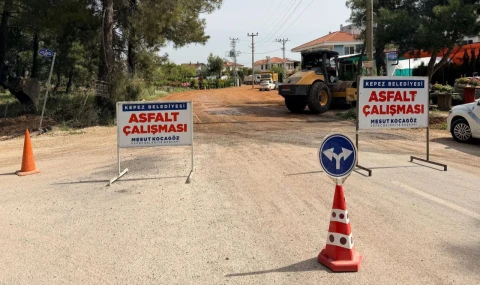 Kepez’de önce alt yapı sonra sıcak asfalt