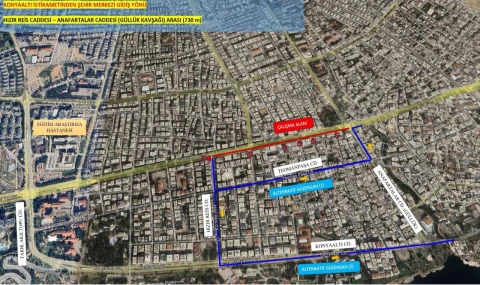Pazar günü o yol trafiğe kapatılıyor