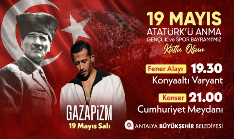 19 Mayıs Antalya’da dolu dolu kutlanacak