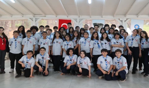 Antalya’da izciler kaynaşma kampında bir araya geldi