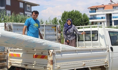Büyükşehir’den Gazipaşalı üreticilere naylon desteği