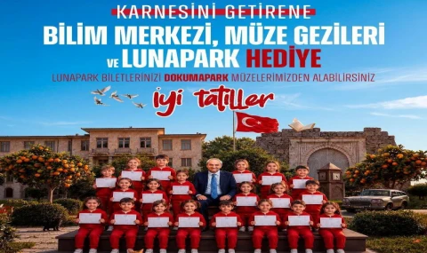 Kepez’den öğrencilere karne hediyesi