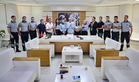 Kocagöz’den güvenlik görevlilerine teşekkür ve kutlama