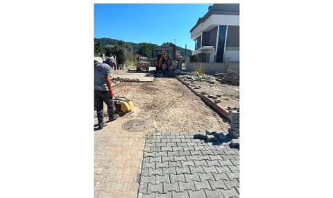 Kemer’de altyapı çalışmaları sürüyor