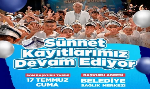 Kepez’in sünnet kayıtlarında son başvuru 17 Temmuz