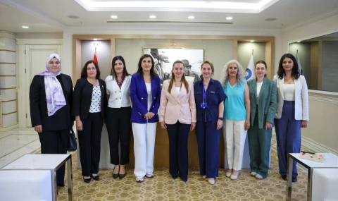 Özdemir’e Kadın Dostu Kentler III Programı heyetinden ziyaret