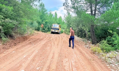 Yayla yollarında bakım çalışmaları