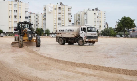 Kepez'de pazar yeri için çalışma